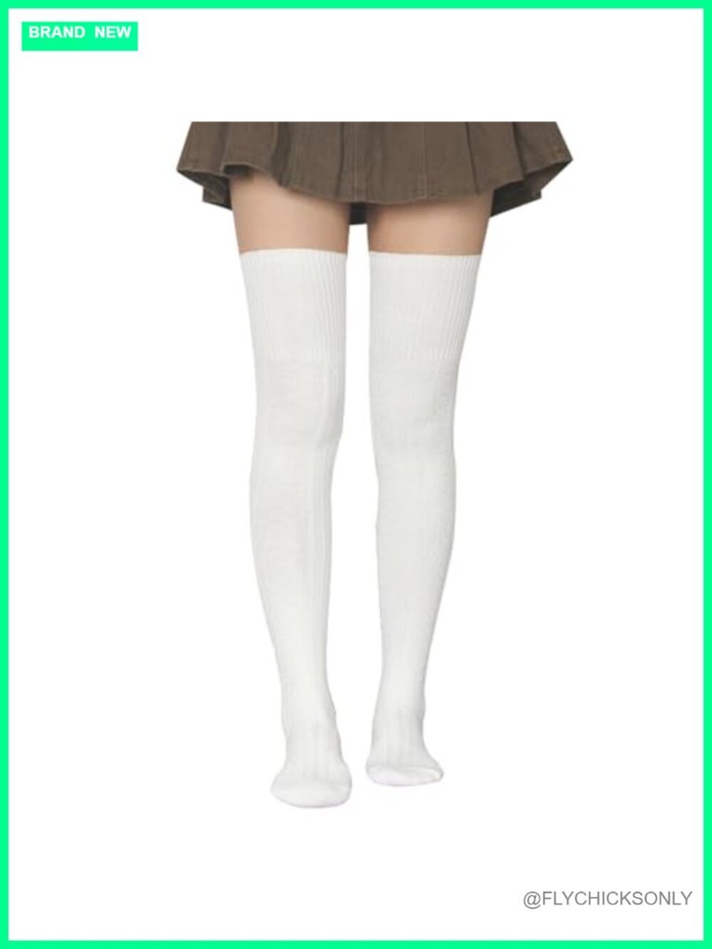 Women Thigh High Socks Cotton Knit Warm Over Knee Boot Stockings